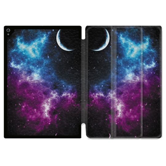 Coque Renforcée Pour Ipad Air 11 M2 2024 Univers Bleu Violet