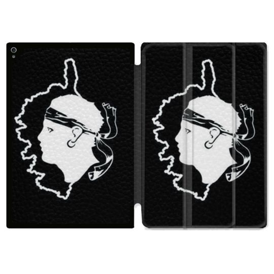 Coque Renforcée Pour Ipad Air 11 M2 2024 Voyage Corse Noir