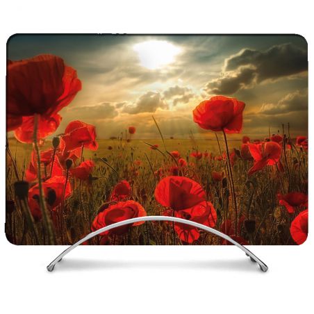 Coque Intégrale Pour MacBook Pro M4 16 Pouces Fleur Coquelicot