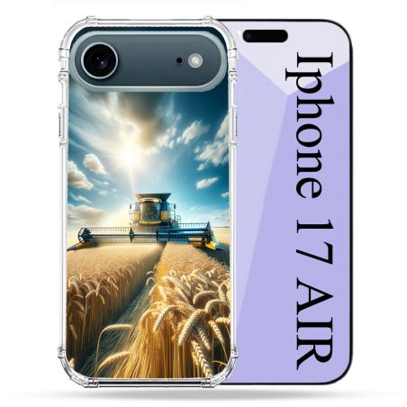 Coque Renforcée Magsafe Pour Iphone 17 Air Agriculture Moissonneuse Blé