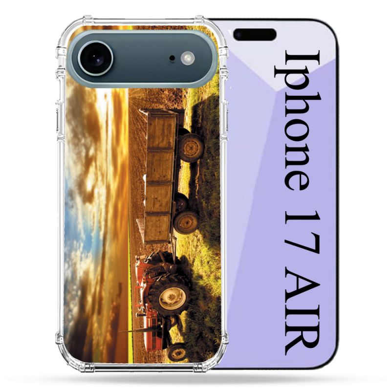Coque Renforcée Magsafe Pour Iphone 17 Air Agriculture Tracteur Color