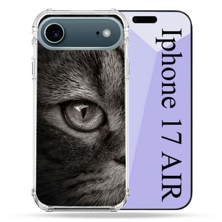 Coque Renforcée Magsafe Pour Iphone 17 Air Animal Chat Gris