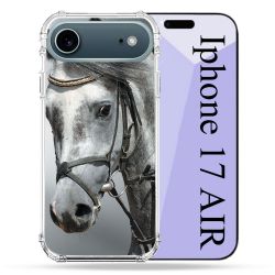Coque Renforcée Magsafe Pour Iphone 17 Air Animal Cheval Blanc