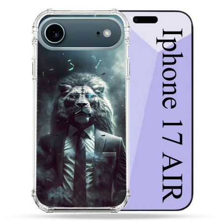 Coque Renforcée Magsafe Pour Iphone 17 Air Animal Lion Business