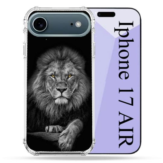 Coque Renforcée Magsafe Pour Iphone 17 Air Animal Lion Majestueux