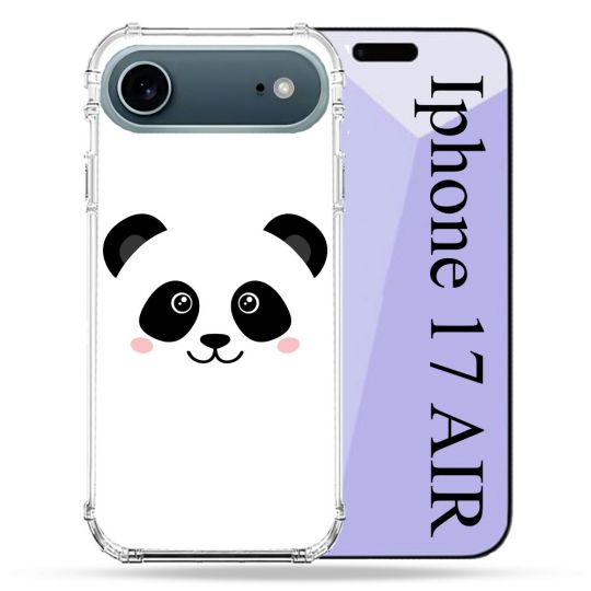 Coque Renforcée Magsafe Pour Iphone 17 Air Animal Panda Blanc