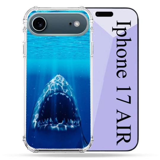 Coque Renforcée Magsafe Pour Iphone 17 Air Animal Requin Dent