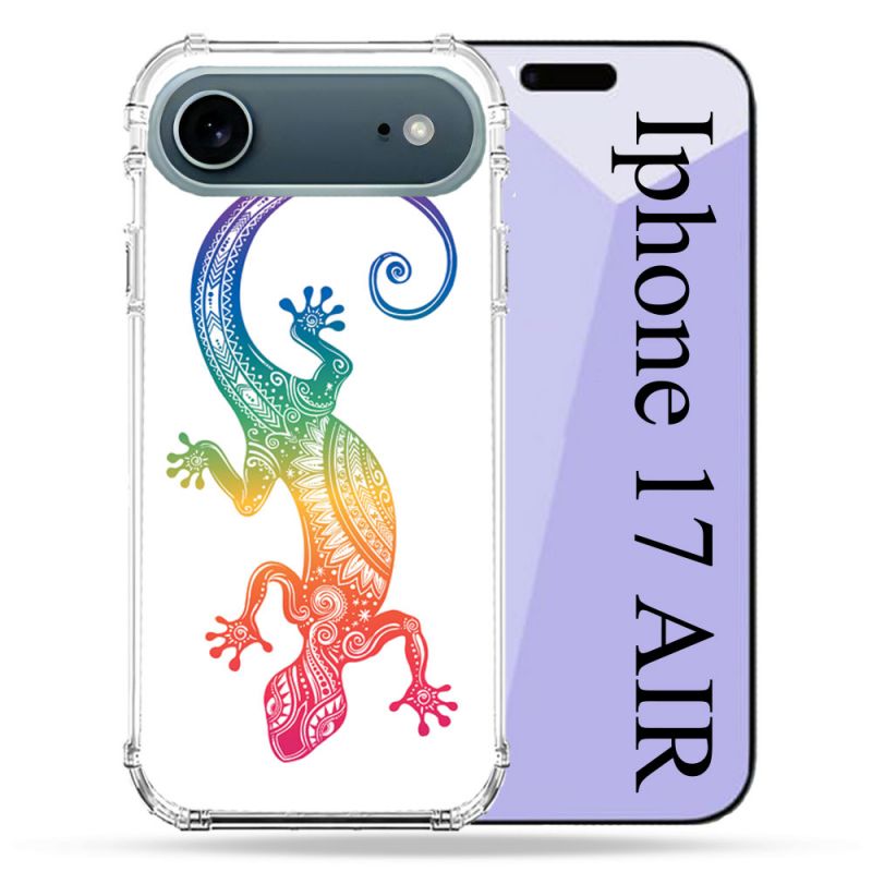 Coque Renforcée Magsafe Pour Iphone 17 Air Animal Salamandre Color