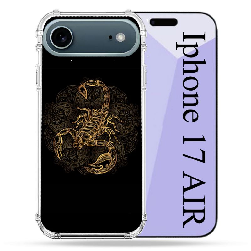 Coque Renforcée Magsafe Pour Iphone 17 Air Animal Scorpion Fresque