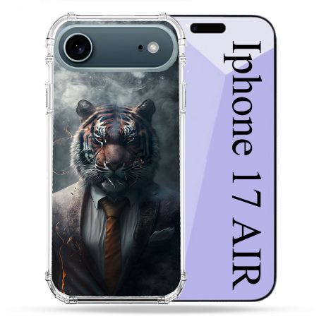 Coque Renforcée Magsafe Pour Iphone 17 Air Animal Tigre Business