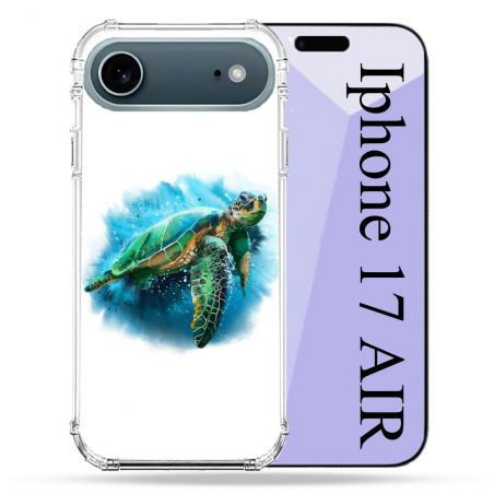Coque Renforcée Magsafe Pour Iphone 17 Air Animal Tortue Blanche multicolore