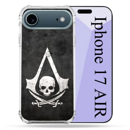 Coque Renforcée Magsafe Pour Iphone 17 Air Assassin Creed Tete Mort