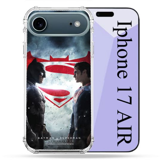 Coque Renforcée Magsafe Pour Iphone 17 Air Batman VS Superman