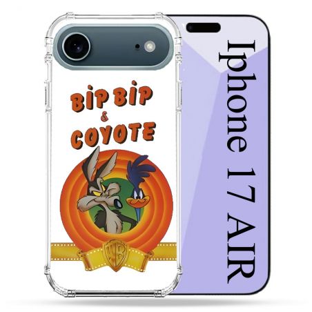 Coque Renforcée Magsafe Pour Iphone 17 Air Bip Bip Coyote