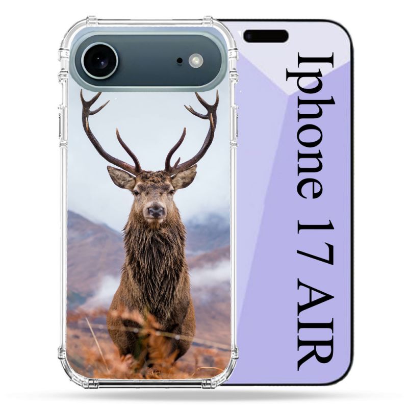 Coque Renforcée Magsafe Pour Iphone 17 Air Chasse Chevreuil Montagne