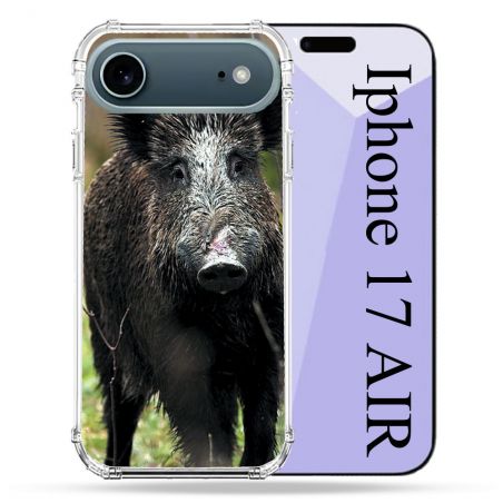 Coque Renforcée Magsafe Pour Iphone 17 Air Chasse Sanglier bois