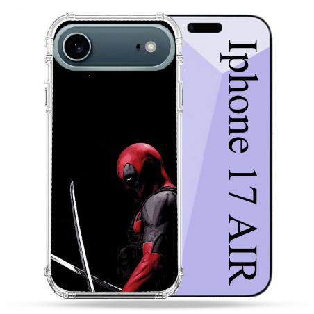 Coque Renforcée Magsafe Pour Iphone 17 Air Deadpool Epee