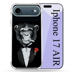 Coque Renforcée Magsafe Pour Iphone 17 Air Decale Singe Mafia