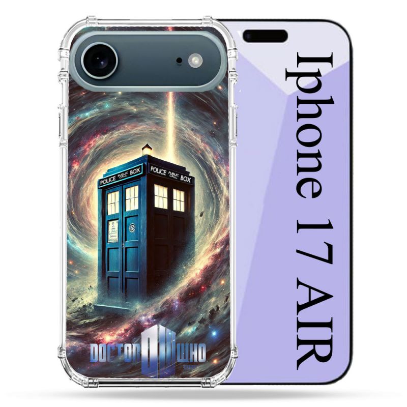 Coque Renforcée Magsafe Pour Iphone 17 Air Dr Who Tardis Univers