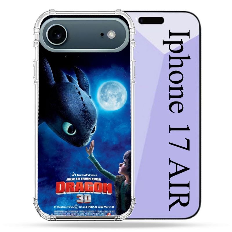 Coque Renforcée Magsafe Pour Iphone 17 Air Dragons Affiche