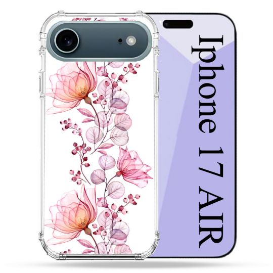 Coque Renforcée Magsafe Pour Iphone 17 Air Fleur Eclosion