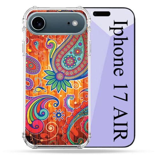 Coque Renforcée Magsafe Pour Iphone 17 Air Fleur Psychedelic