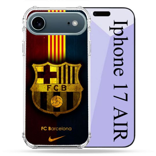 Coque Renforcée Magsafe Pour Iphone 17 Air Foot FC Barcelone Vintage