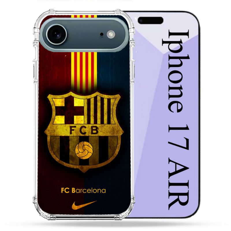 Coque Renforcée Magsafe Pour Iphone 17 Air Foot FC Barcelone Vintage