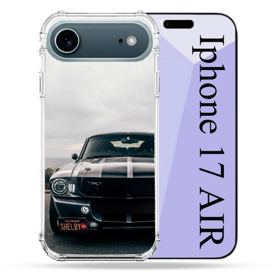 Coque Renforcée Magsafe Pour Iphone 17 Air Ford Mustang GT500 Vintage