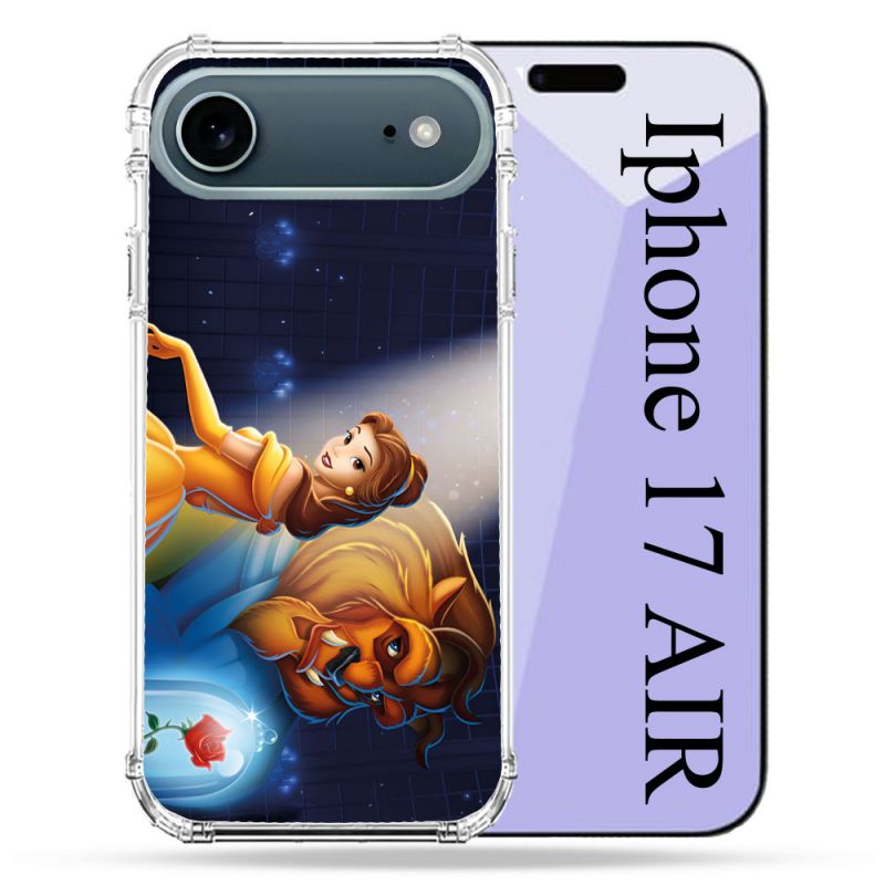 Coque Renforcée Magsafe Pour Iphone 17 Air La Belle et La Bête