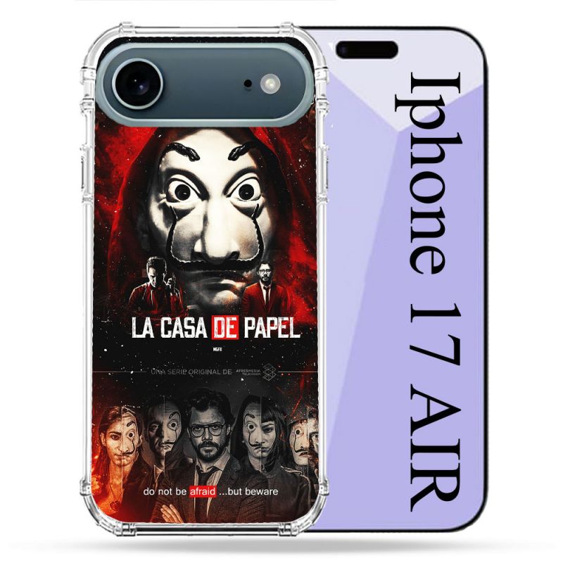 Coque Renforcée Magsafe Pour Iphone 17 Air La Casa De Papel