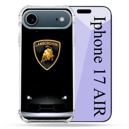 Coque Renforcée Magsafe Pour Iphone 17 Air Lamborghini Noir
