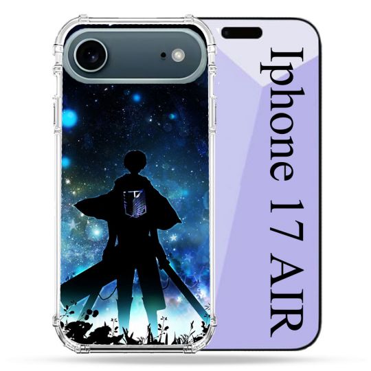 Coque Renforcée Magsafe Pour Iphone 17 Air Manga Attaque Titans Levi