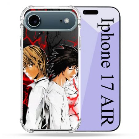 Coque Renforcée Magsafe Pour Iphone 17 Air Manga Death Note Duo