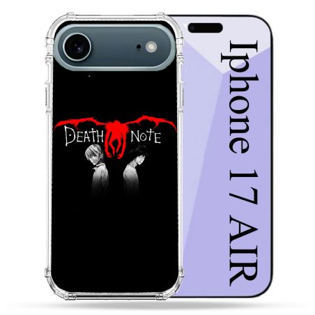 Coque Renforcée Magsafe Pour Iphone 17 Air Manga Death Note Noir