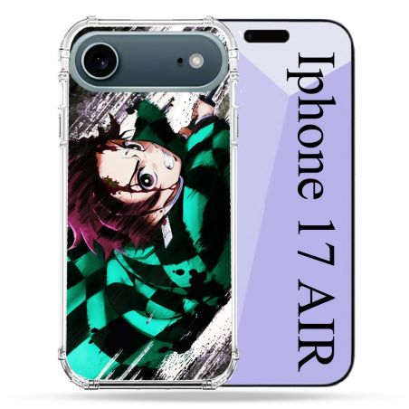 Coque Renforcée Magsafe Pour Iphone 17 Air Manga Demon Slayer Tanjiro