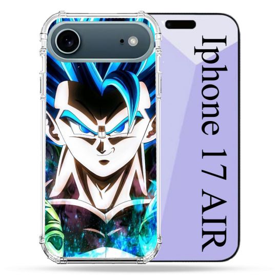 Coque Renforcée Magsafe Pour Iphone 17 Air Manga Dragon Ball Gogeta Visage