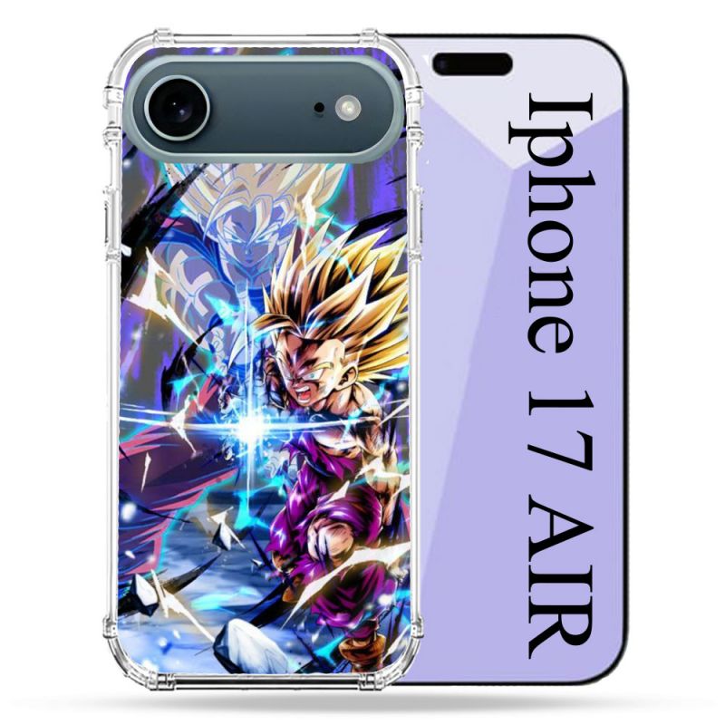 Coque Renforcée Magsafe Pour Iphone 17 Air Manga Dragon Ball Sangohan Duo
