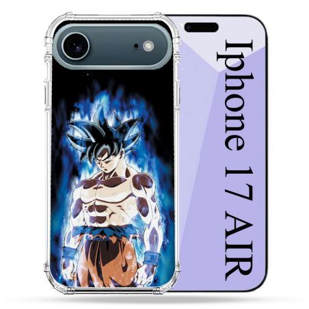 Coque Renforcée Magsafe Pour Iphone 17 Air Manga Dragon Ball Sangoku Noir