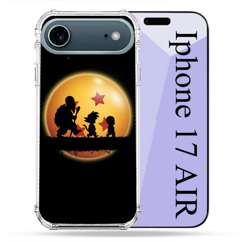 Coque Renforcée Magsafe Pour Iphone 17 Air Manga Dragon Ball Vintage