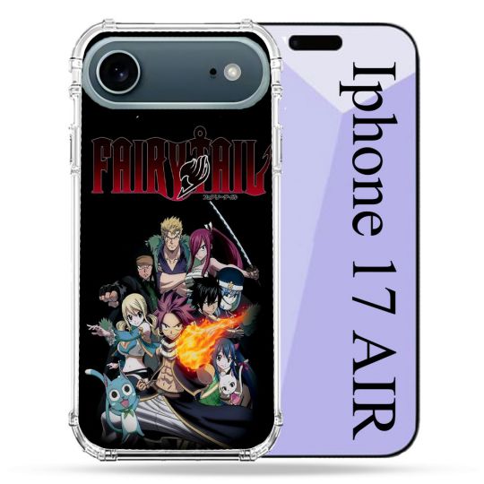 Coque Renforcée Magsafe Pour Iphone 17 Air Manga Fairy Tail Logo Team