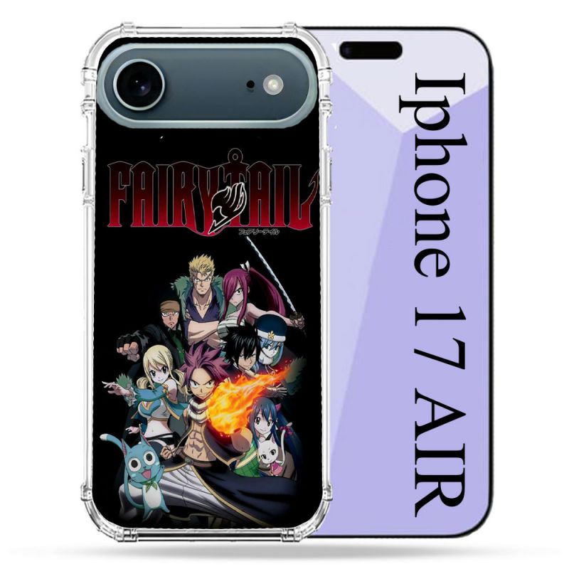 Coque Renforcée Magsafe Pour Iphone 17 Air Manga Fairy Tail Logo Team