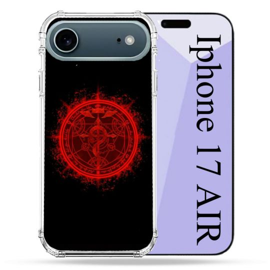 Coque Renforcée Magsafe Pour Iphone 17 Air Manga Fullmetal Alchemist Logo