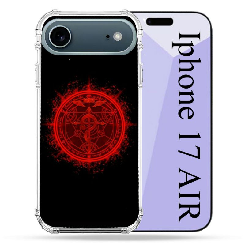Coque Renforcée Magsafe Pour Iphone 17 Air Manga Fullmetal Alchemist Logo