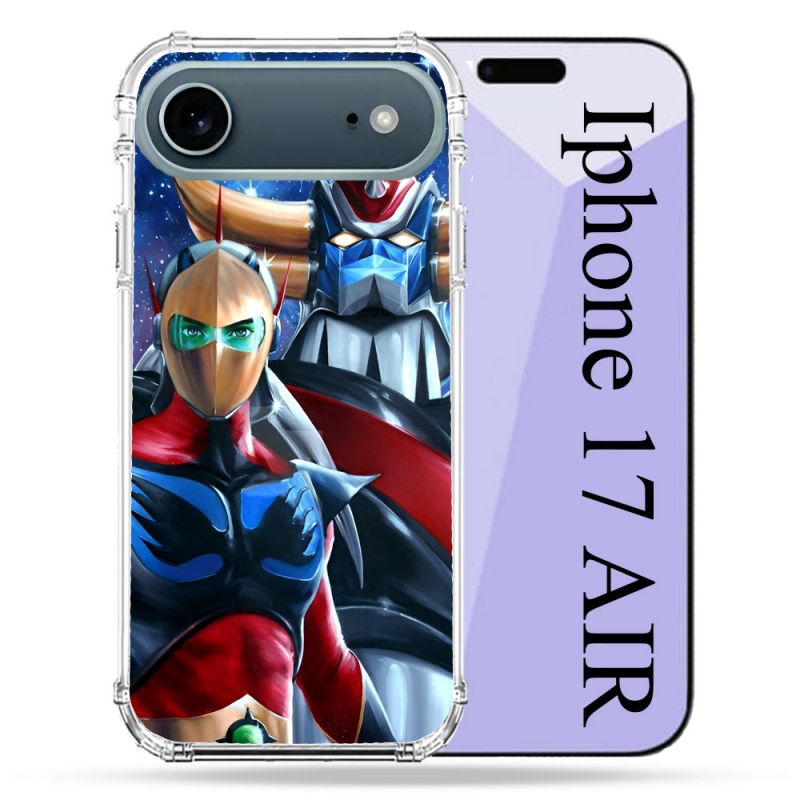 Coque Renforcée Magsafe Pour Iphone 17 Air Manga Goldorak