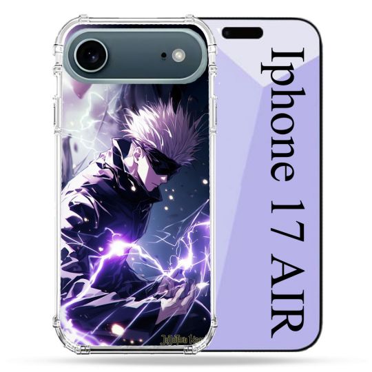 Coque Renforcée Magsafe Pour Iphone 17 Air Manga Jujutsu Kaisen Gojo Saturo