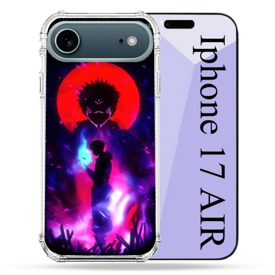 Coque Renforcée Magsafe Pour Iphone 17 Air Manga Jujutsu Kaisen Itadori Sukuna