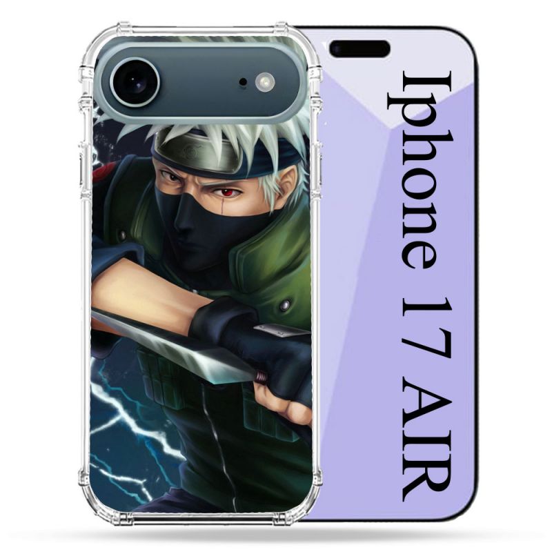 Coque Renforcée Magsafe Pour Iphone 17 Air Manga Naruto Kakashi Dark