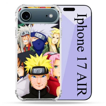Coque Renforcée Magsafe Pour Iphone 17 Air Manga Naruto Team