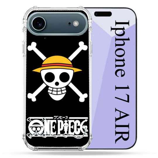 Coque Renforcée Magsafe Pour Iphone 17 Air Manga One Piece Tete de Mort